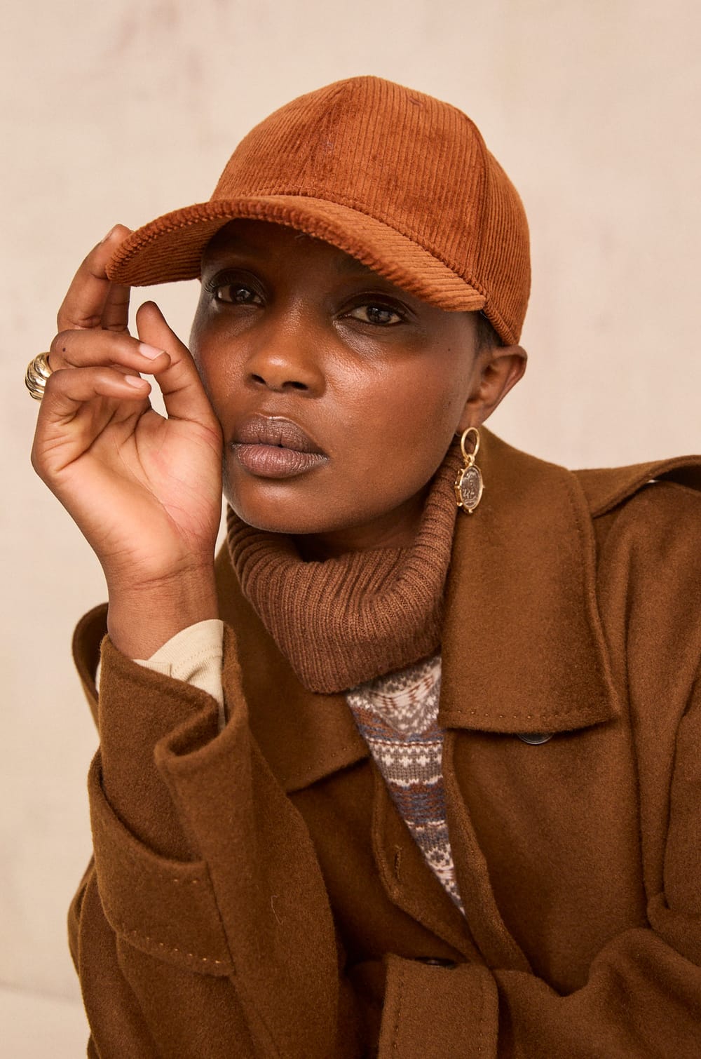 Casquette en coton GYBSON;${refinementColor}