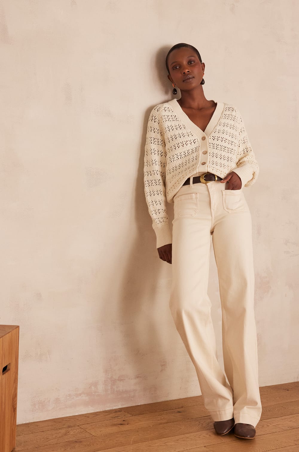 BASILIO cotton Cardigan;${refinementColor}