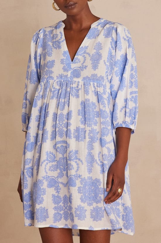 Robe RACHEL en coton;${refinementColor}