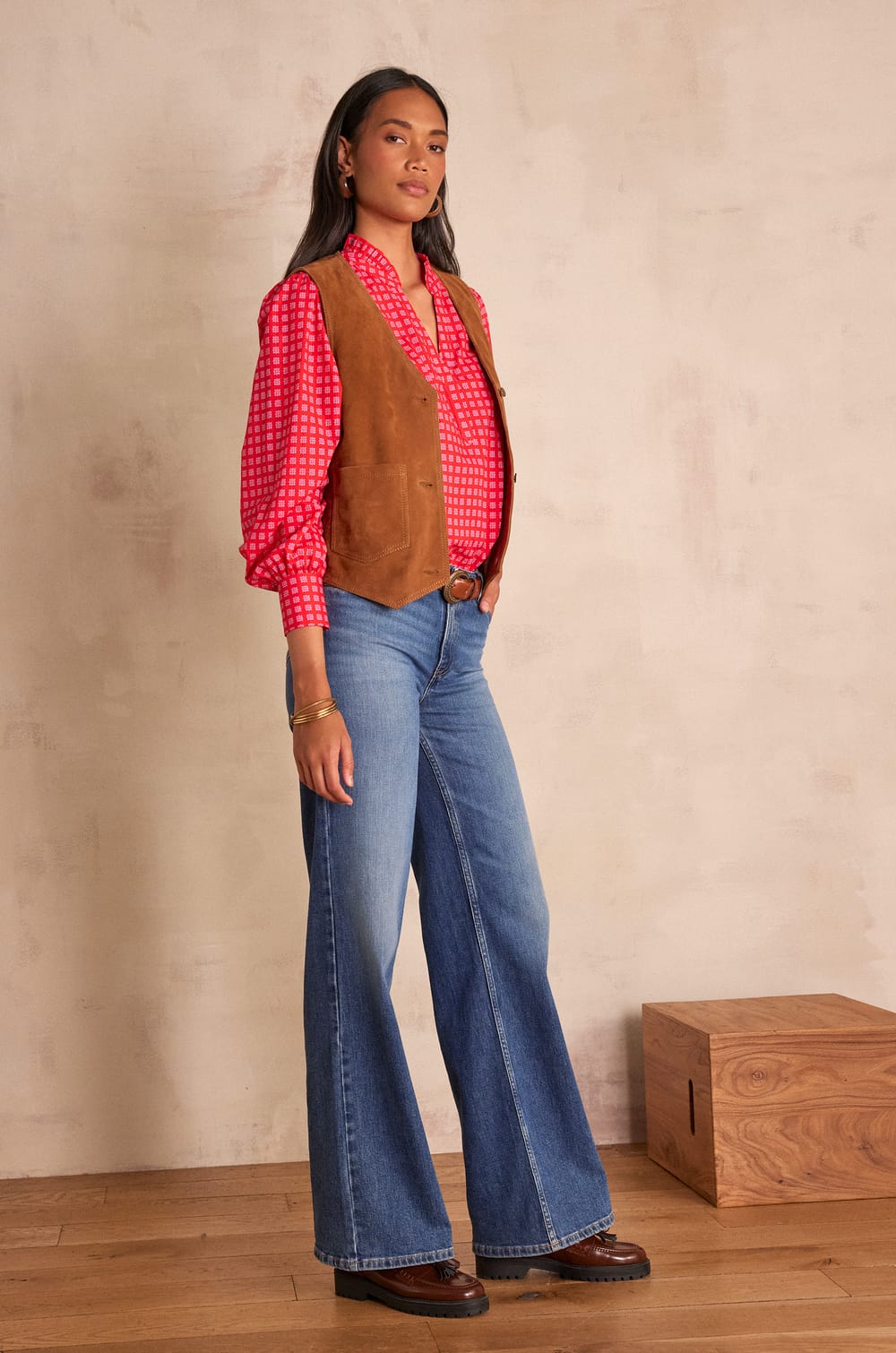 SANDY Wide-Leg Jeans;${refinementColor}
