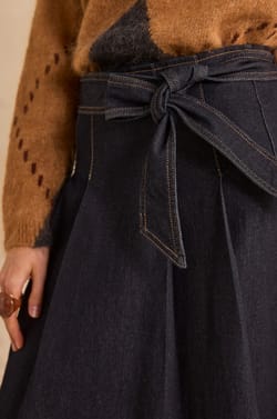 VICK denim skirt;${refinementColor}