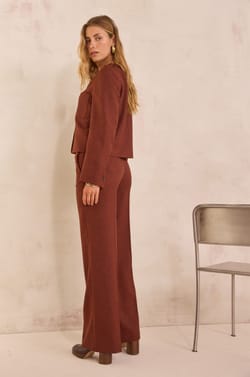 Broek met wijde pijpen LAYLA;${refinementColor}