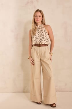 Wide cotton pants TEOPHILE;${refinementColor}