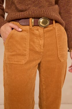 Saffron chino in mixed cotton NALLA;${refinementColor}