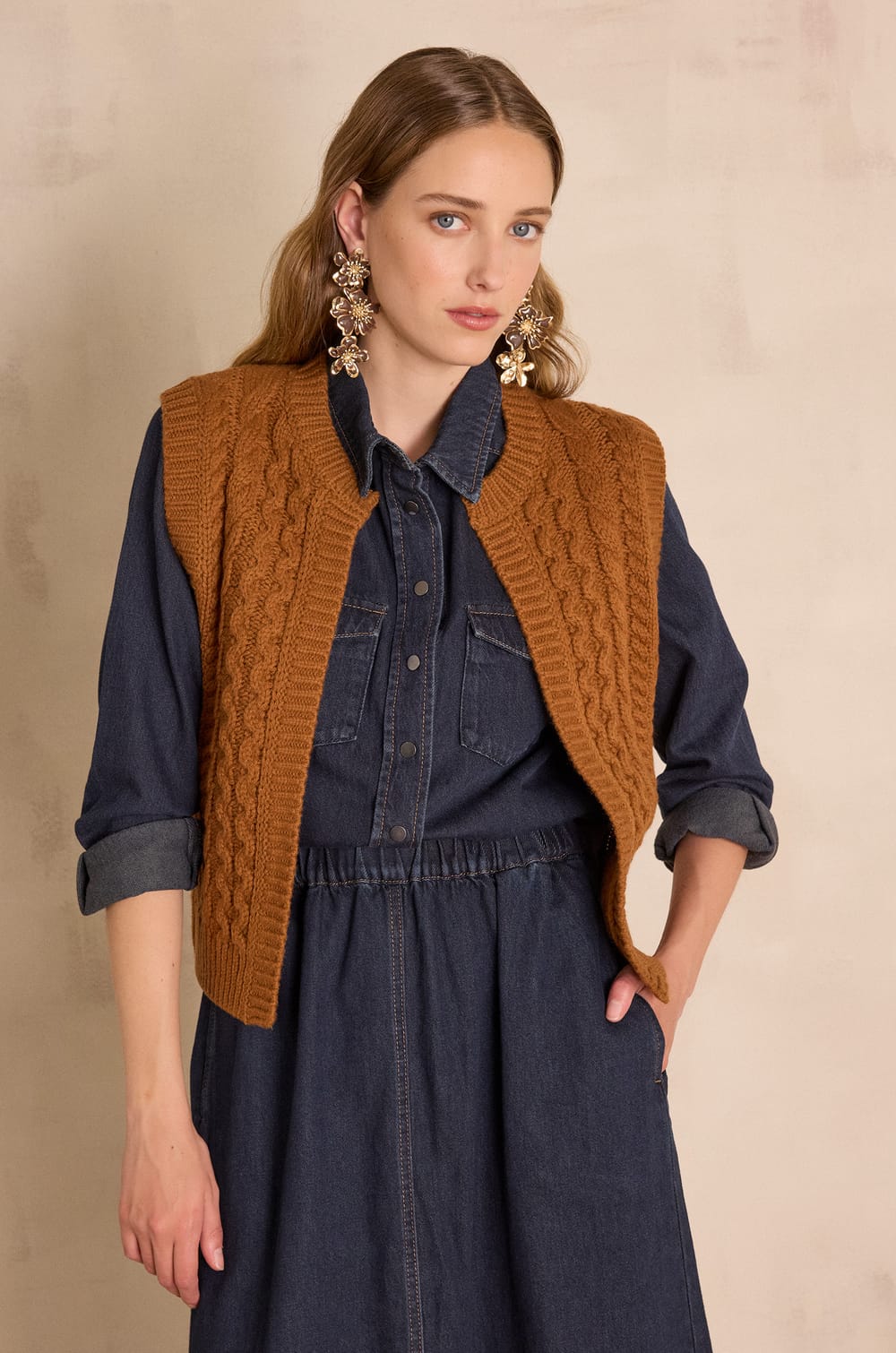 BIXENTE wool cardigan;${refinementColor}