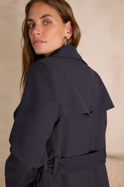 RYO belted trench coat;${refinementColor}