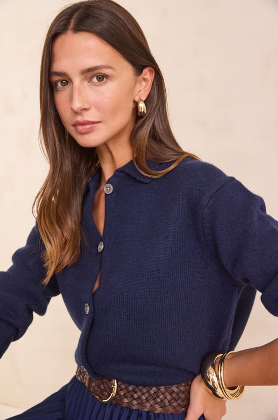 Long sleeve wool cardigan PETER;${refinementColor}