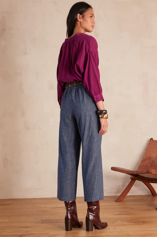 Pantalon BERTHIE;${refinementColor}