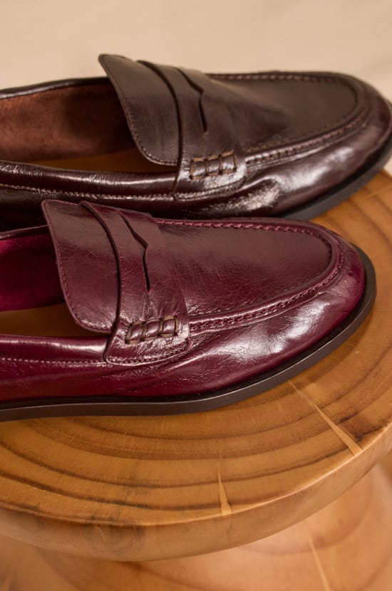 Mocassins en cuir ORNELLA;${refinementColor}