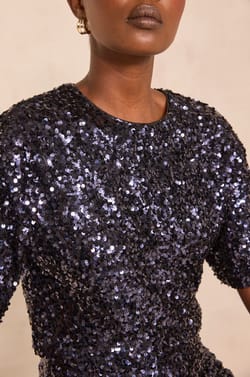 Shiny sequined top SUNNY;${refinementColor}