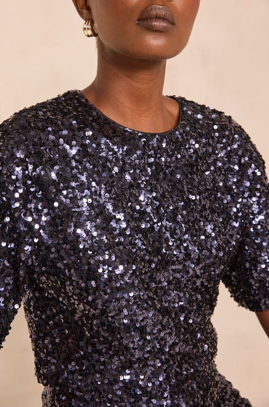 Shiny sequined top SUNNY;${refinementColor}