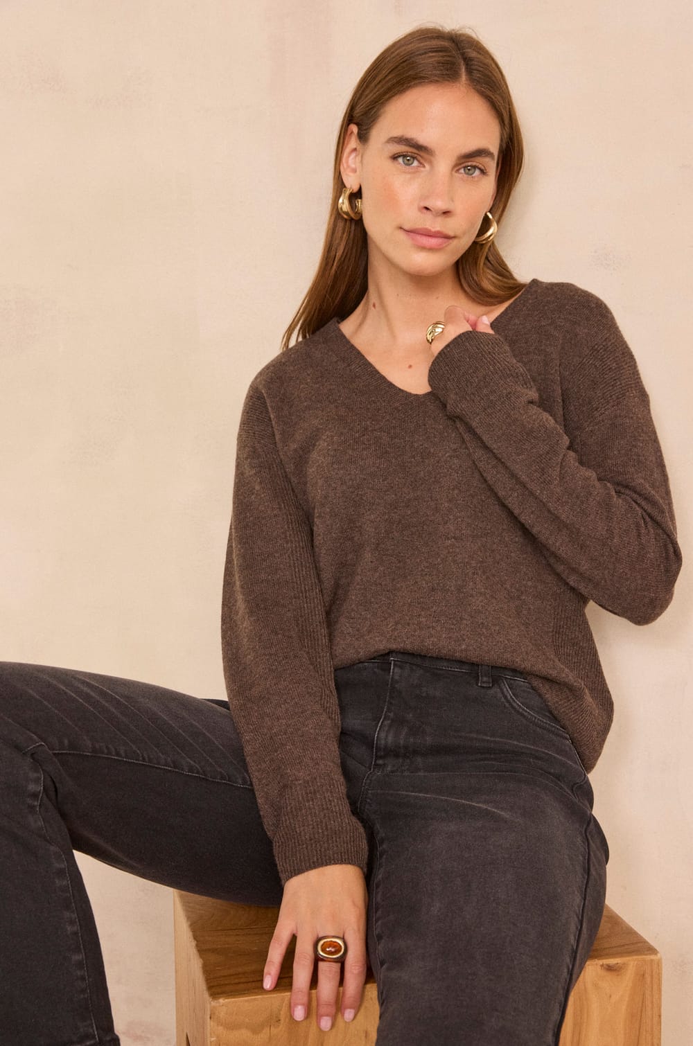 ALBAN long-sleeve wool sweater;${refinementColor}