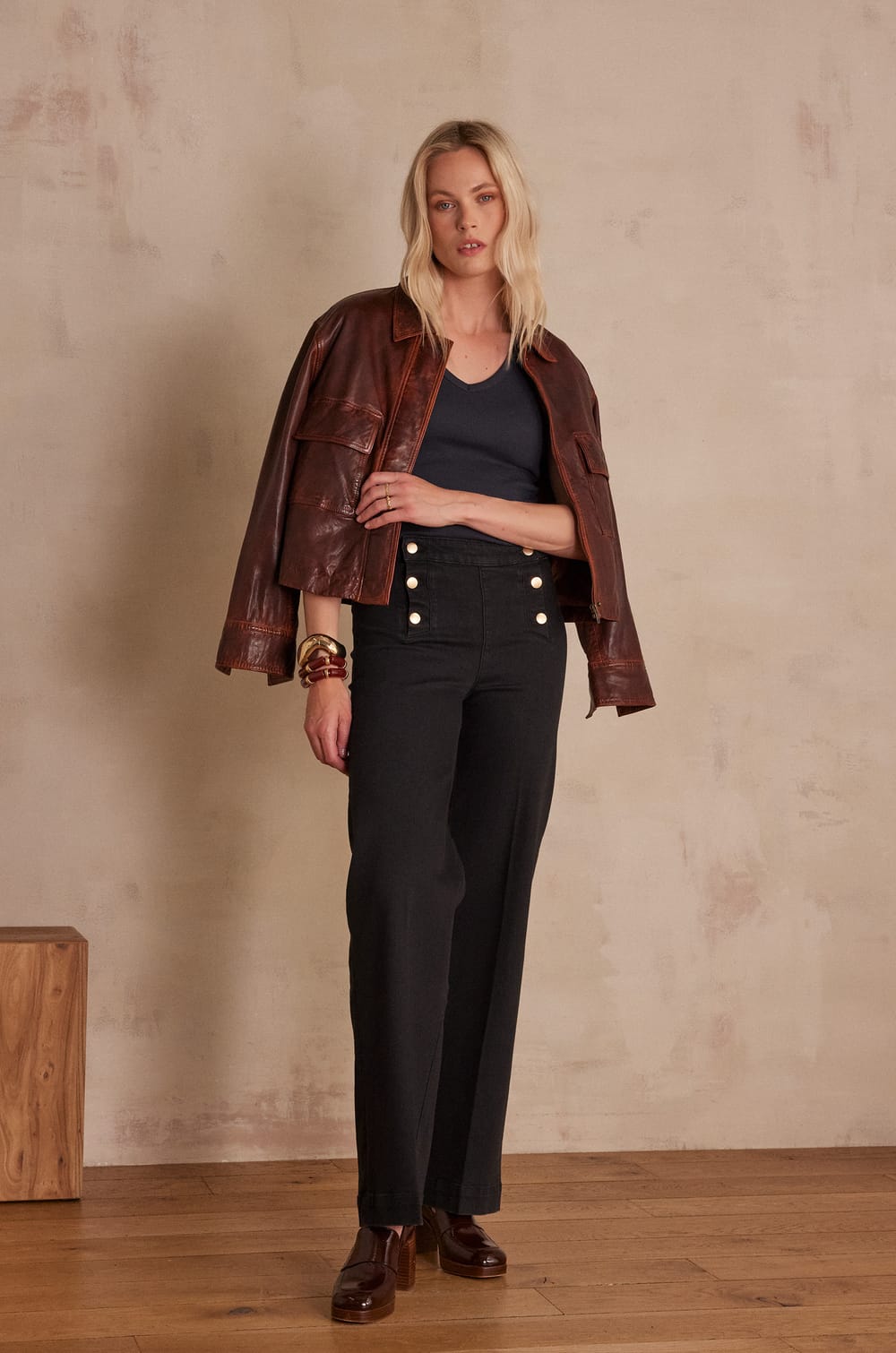 OXAN Jeans aus Baumwolle;${refinementColor}