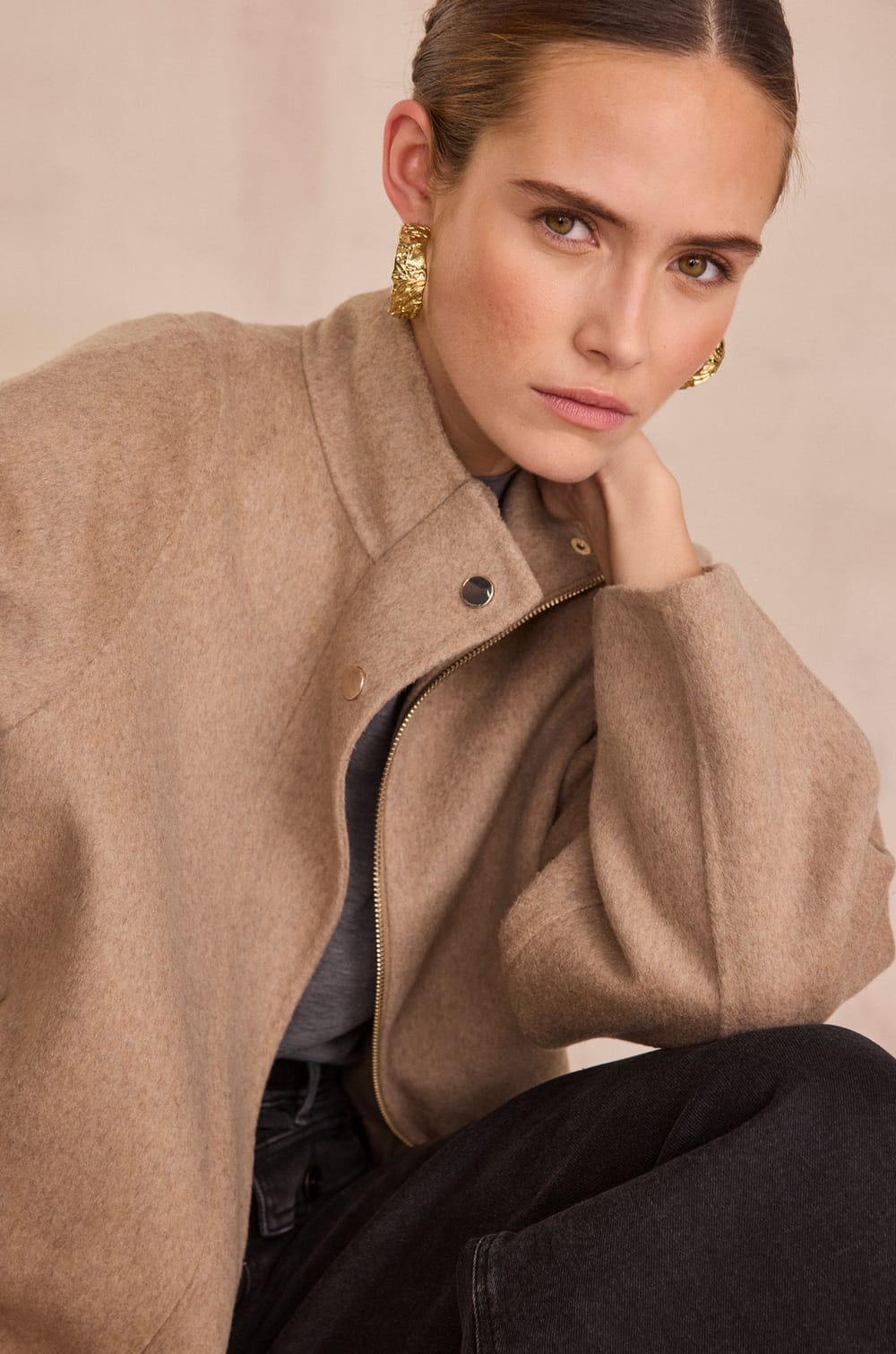 FELICITY wool jacket;${refinementColor}