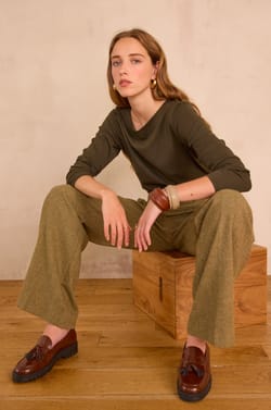 TANGUY organic cotton T-shirt;${refinementColor}