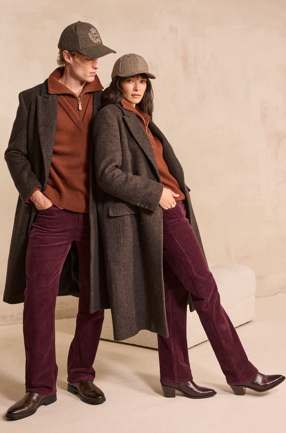Unisex coat CORENTIN;${refinementColor}