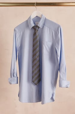 Cravate THEOPHILE à rayures;${refinementColor}
