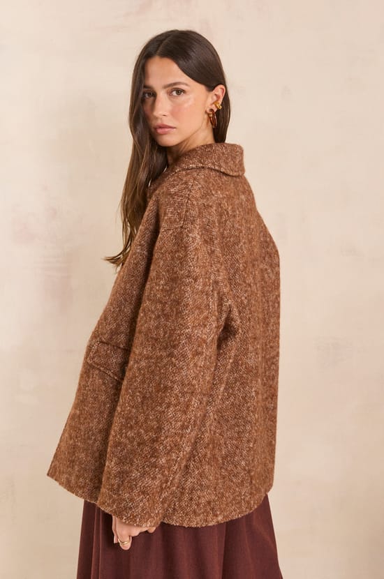 Danny blended wool coat;${refinementColor}