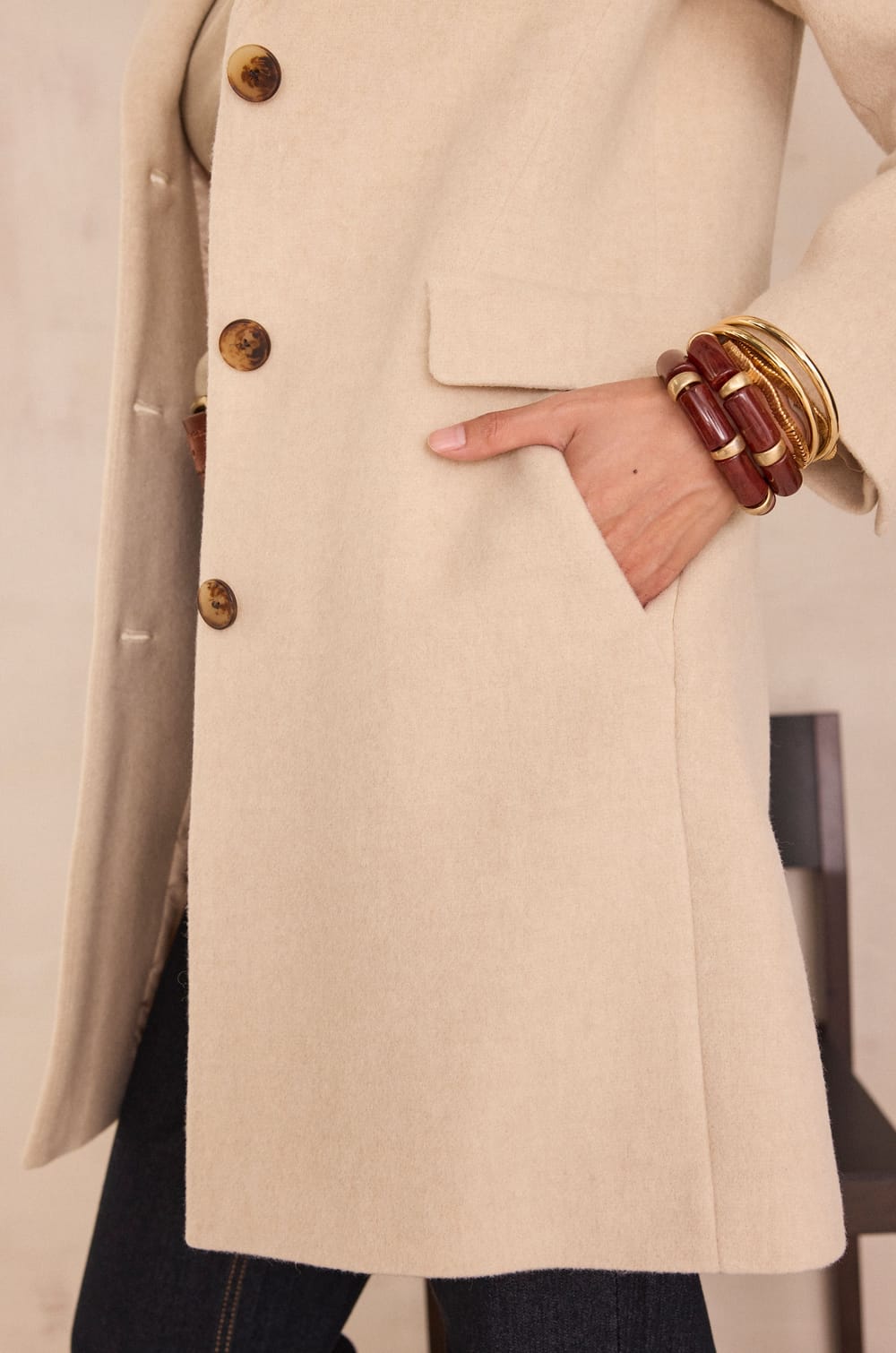 Manteau mi-long ANABELLE BIS;${refinementColor}