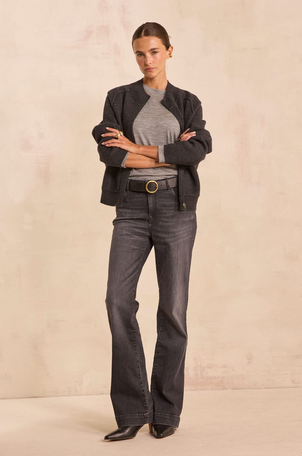 Jean flare SCARLETT;${refinementColor}