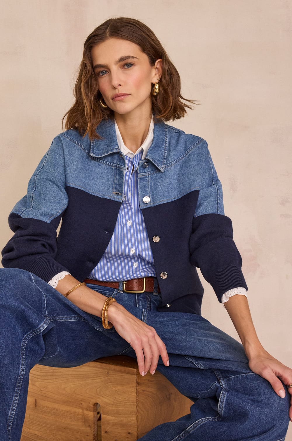 PENNY bi-color Jacket;${refinementColor}