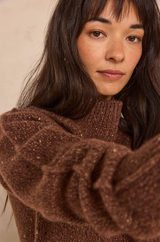 ADAMO mixed wool and cashmere sweater;${refinementColor}