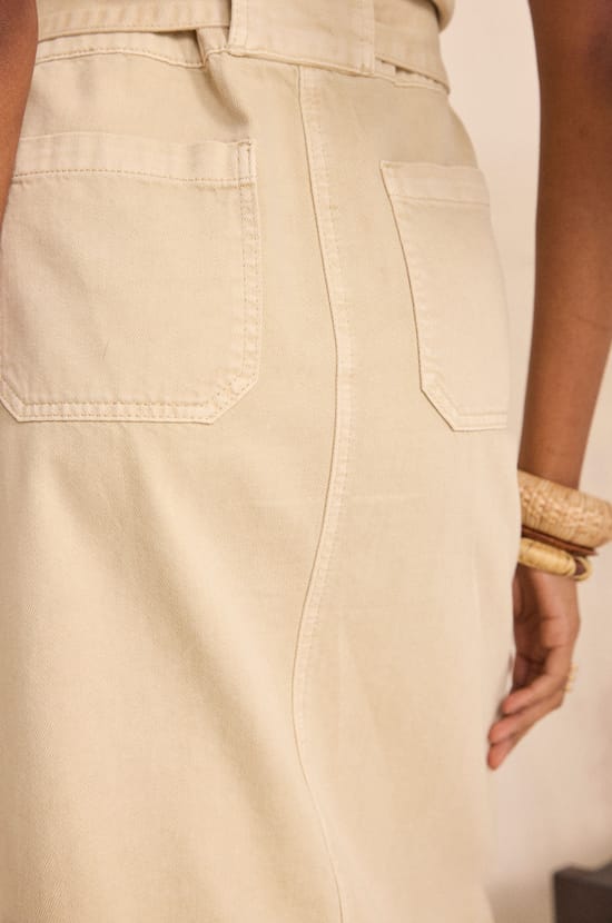 BETANIE cotton saharan dress;${refinementColor}