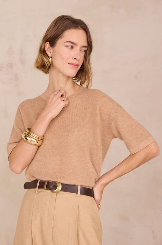 Mohair and wool jumper PAOLO BIS;${refinementColor}