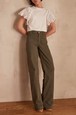 LUNA flared jeans;${refinementColor}