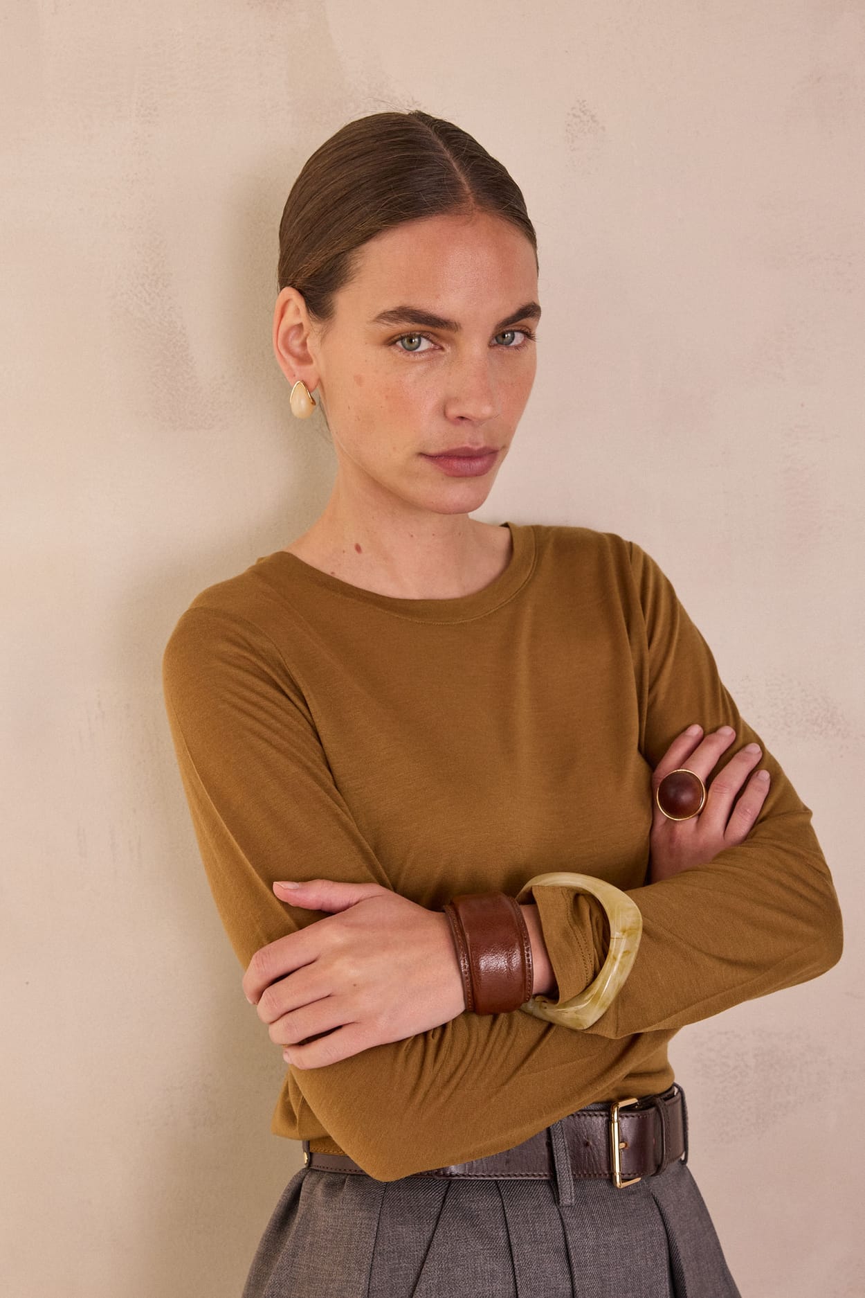 LOUISIANE long-sleeved T-shirt;${refinementColor}