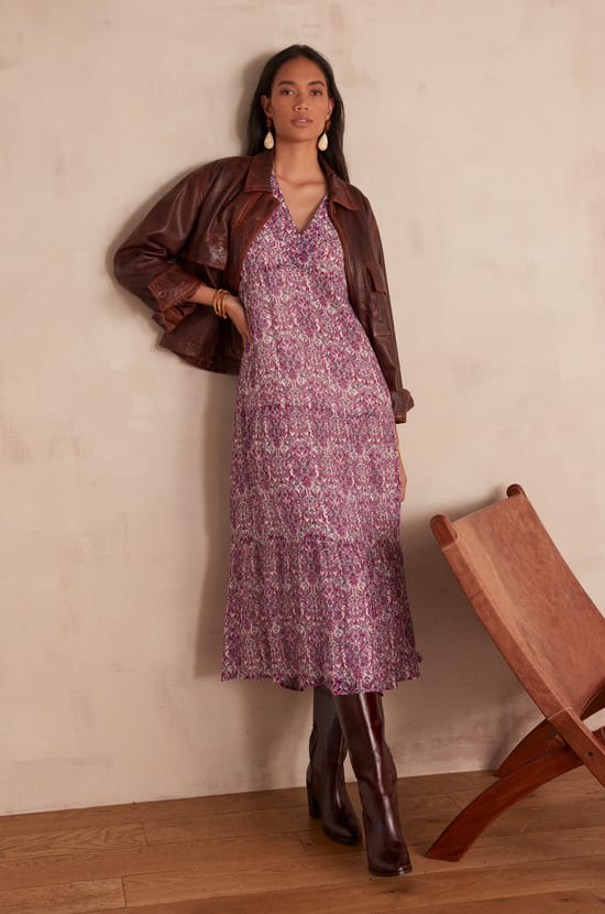 ALBINA printed Dress;${refinementColor}