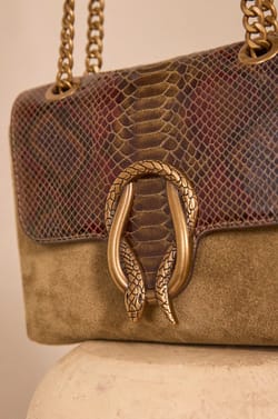 LEON MINI leather bag;${refinementColor}