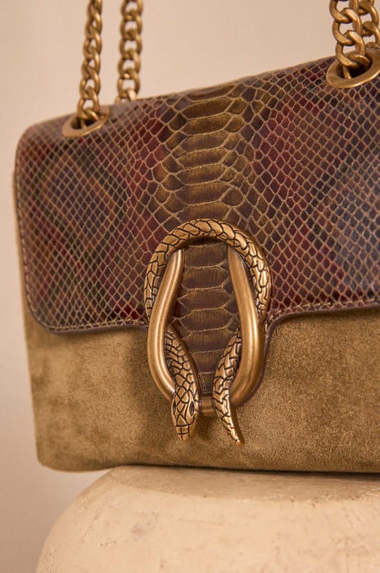LEON MINI leather bag;${refinementColor}