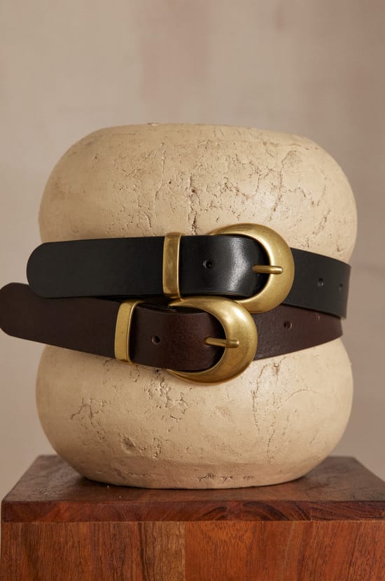 NOE leather belt;${refinementColor}