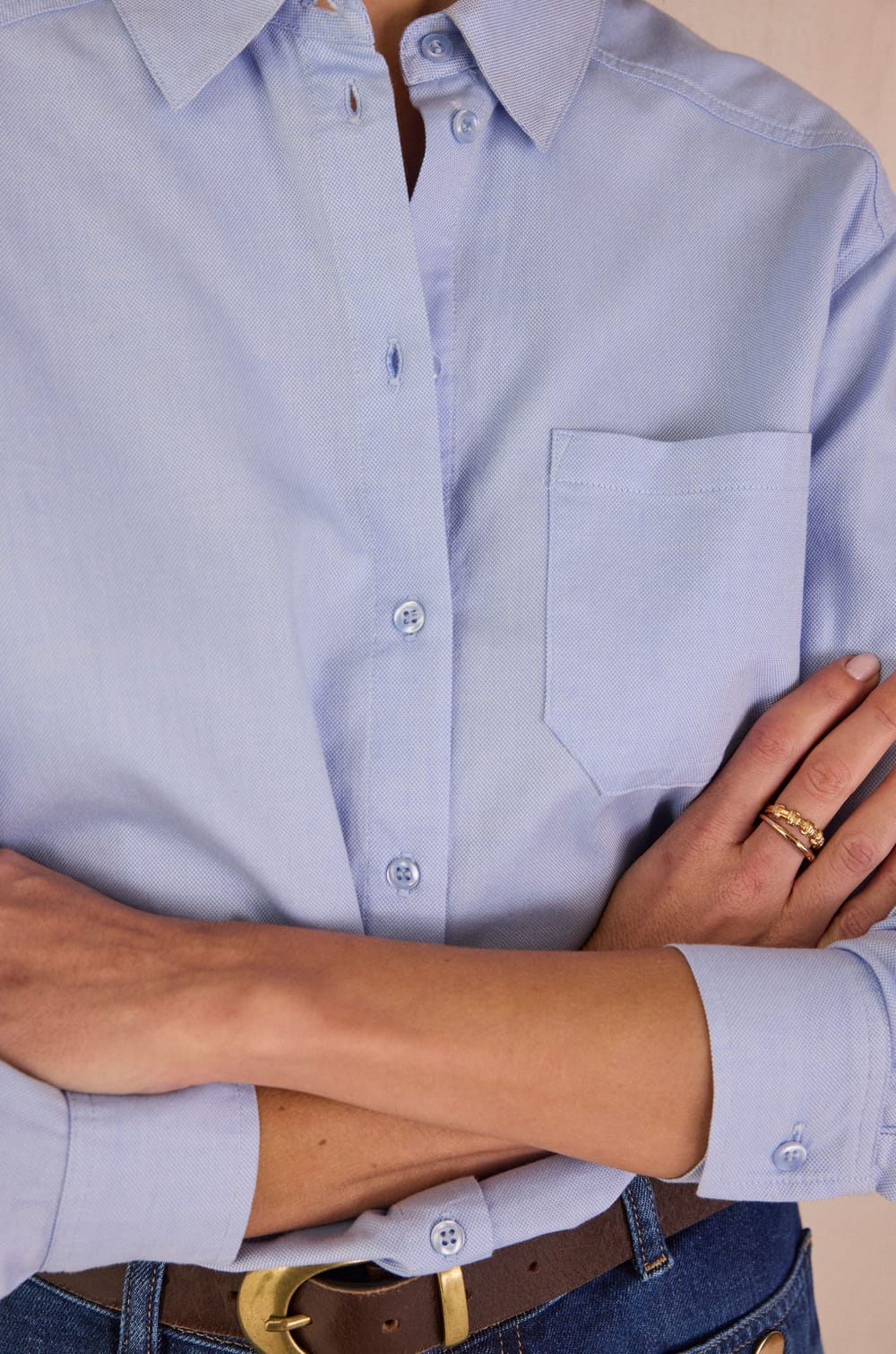 Chemise en 100% coton THOMAS;${refinementColor}