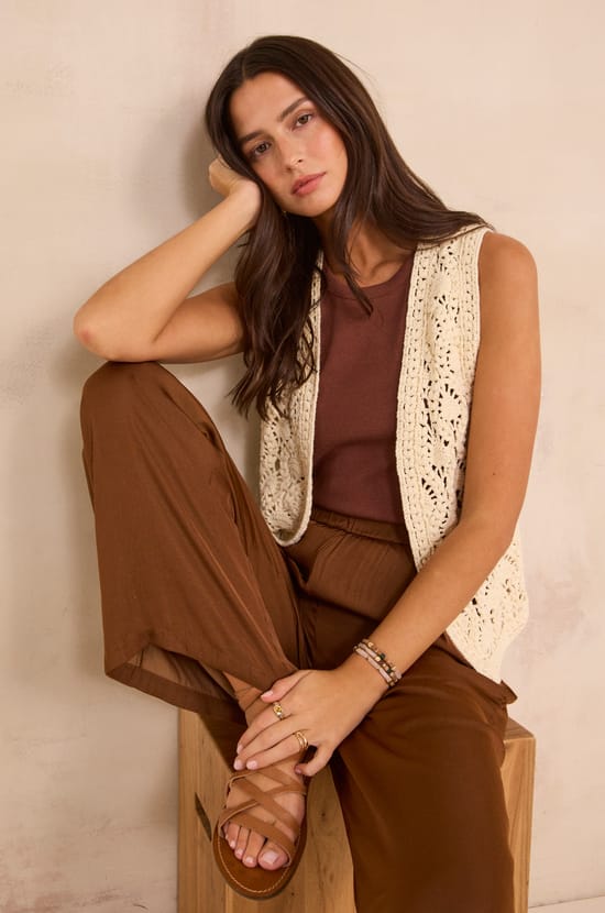 Satin wide trousers TOBIAS;${refinementColor}