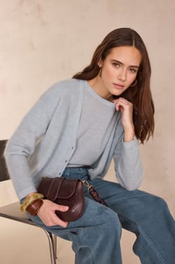 PAOLO mohair and wool cardigan;${refinementColor}