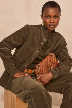 DENISE corduroy blouse;${refinementColor}