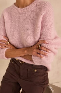 ANASTASIA blended mohair sweater;${refinementColor}