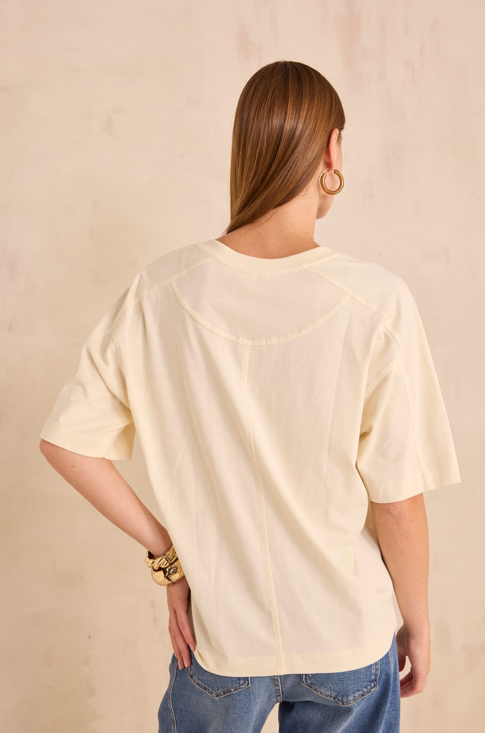 TED Baumwolle 3/4-Arm T-Shirt;${refinementColor}