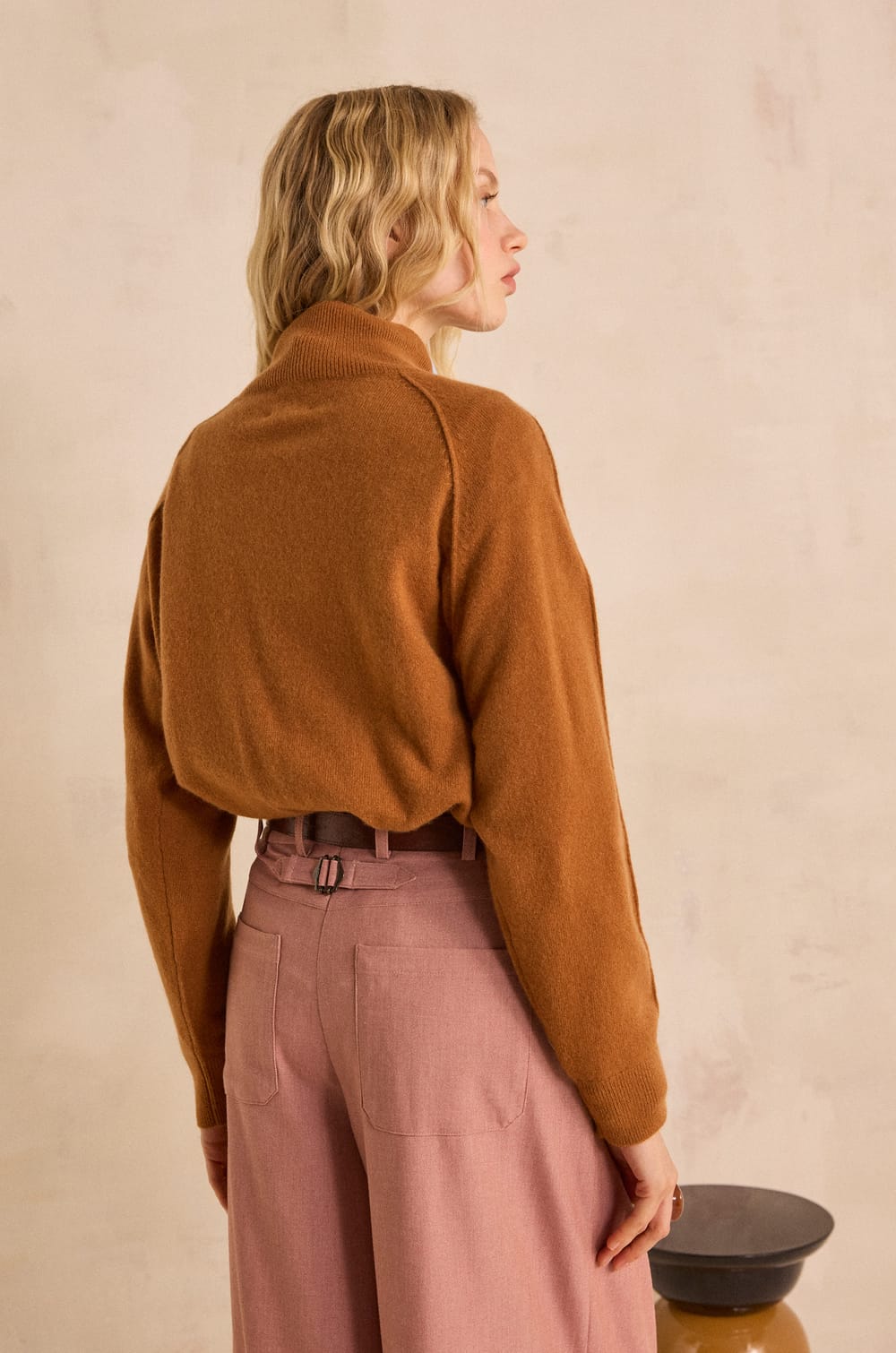 ACHILLE long sleeve cashmere sweater;${refinementColor}