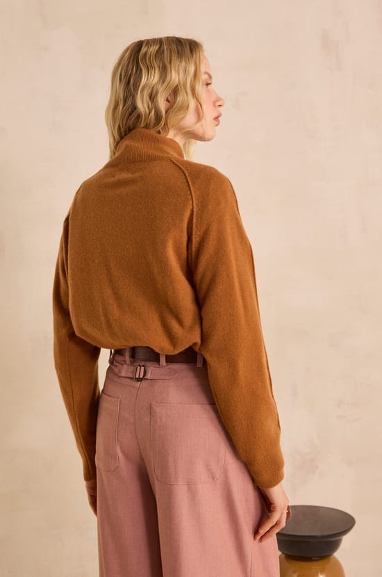 ACHILLE long sleeve cashmere sweater;${refinementColor}