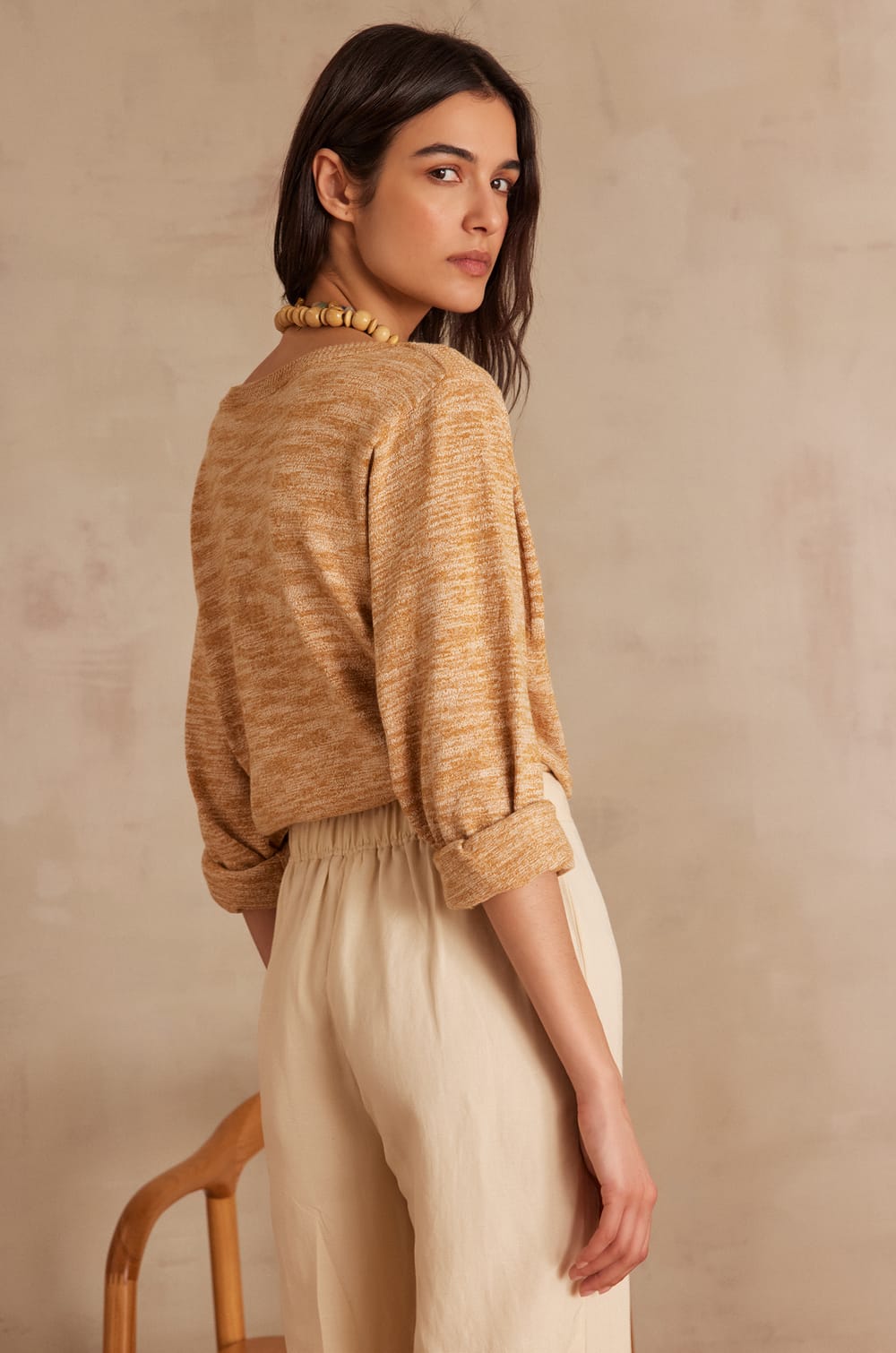 SANTIAGO cotton jumper;${refinementColor}
