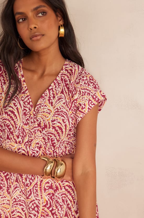 REVE cotton dress;${refinementColor}