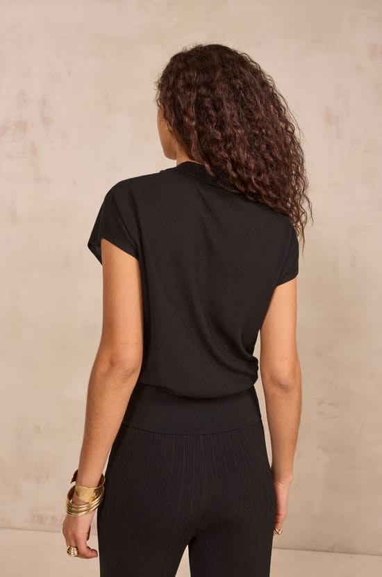 PAIGE short sleeve top;${refinementColor}