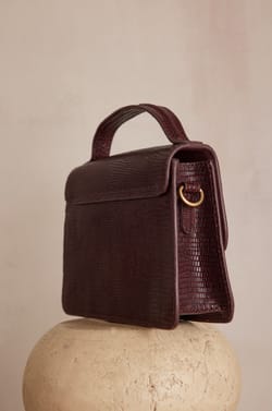 LEON MINI leather bag;${refinementColor}