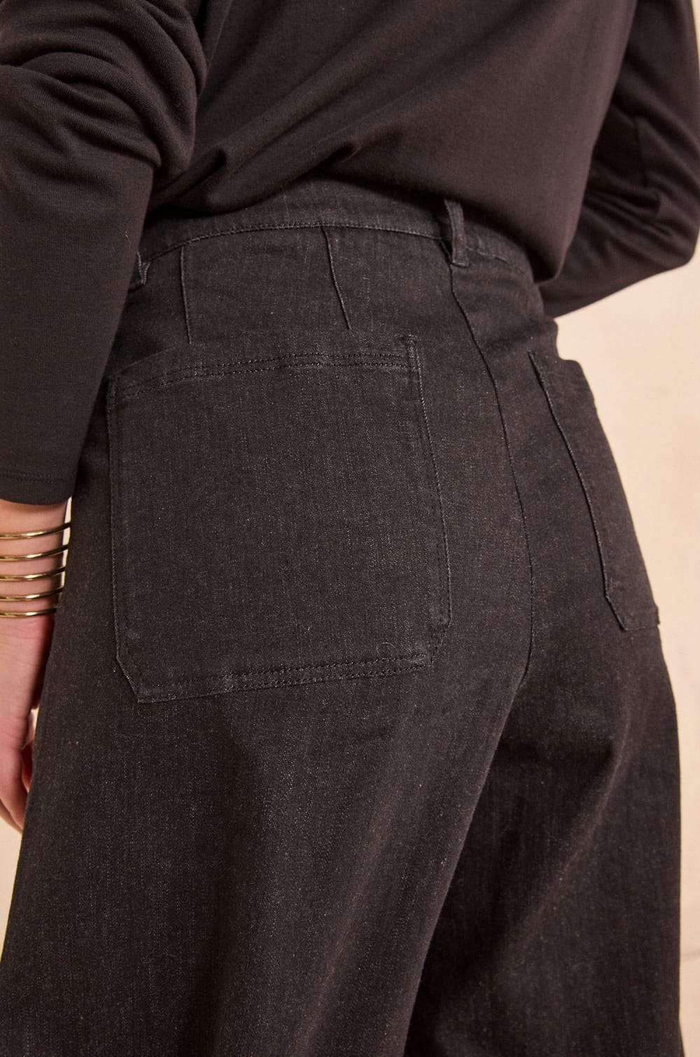 Jean wide leg cropped SYDNEY ;${refinementColor}