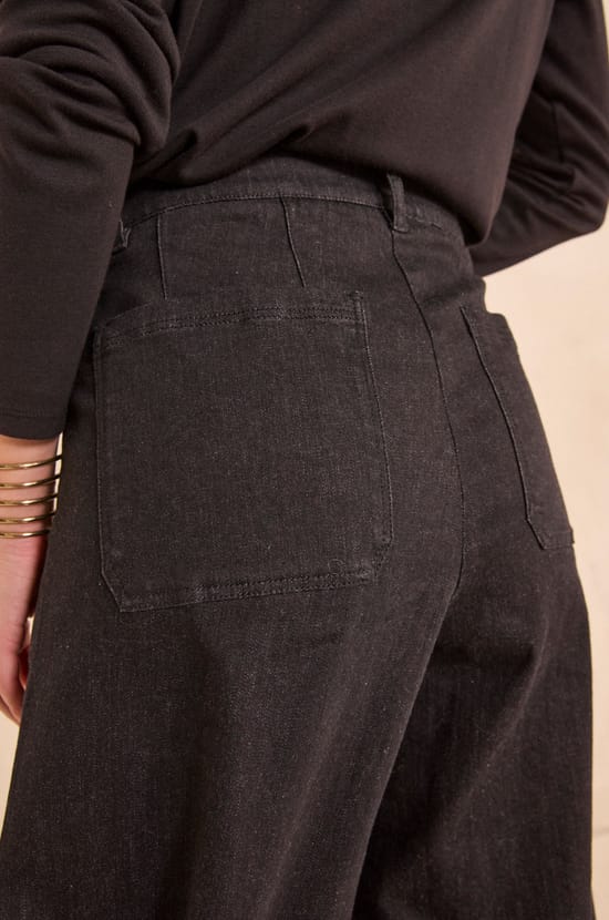 Jean wide leg cropped SYDNEY ;${refinementColor}