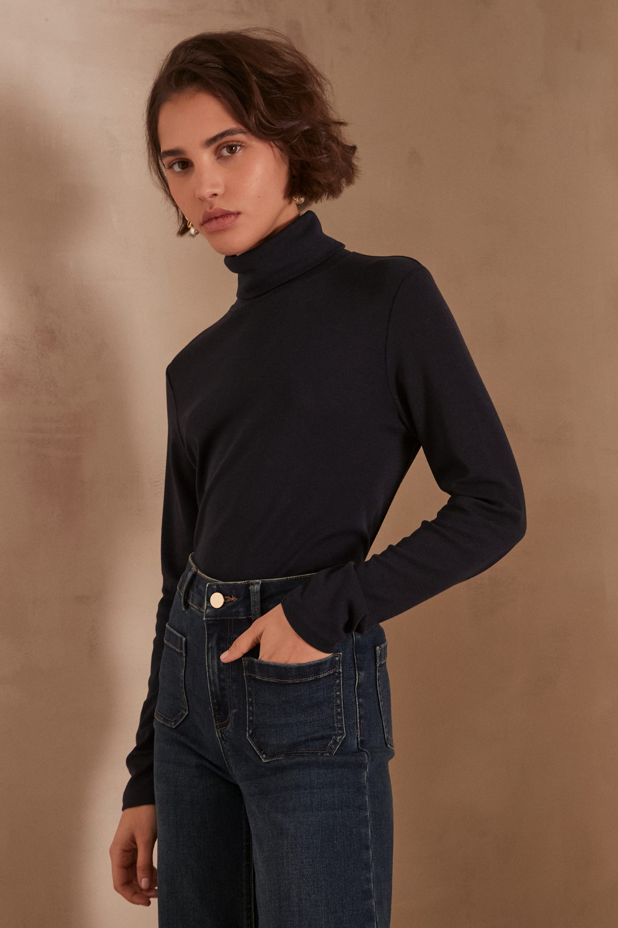 Chemisier Gris à Motifs Etam Taille 46 - Neuf Sans étiquettes, Polyester