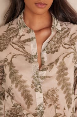 Blouse COLETTE en coton;${refinementColor}
